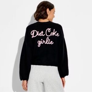 Black & Pink 'Diet Coke girlie' Sweater